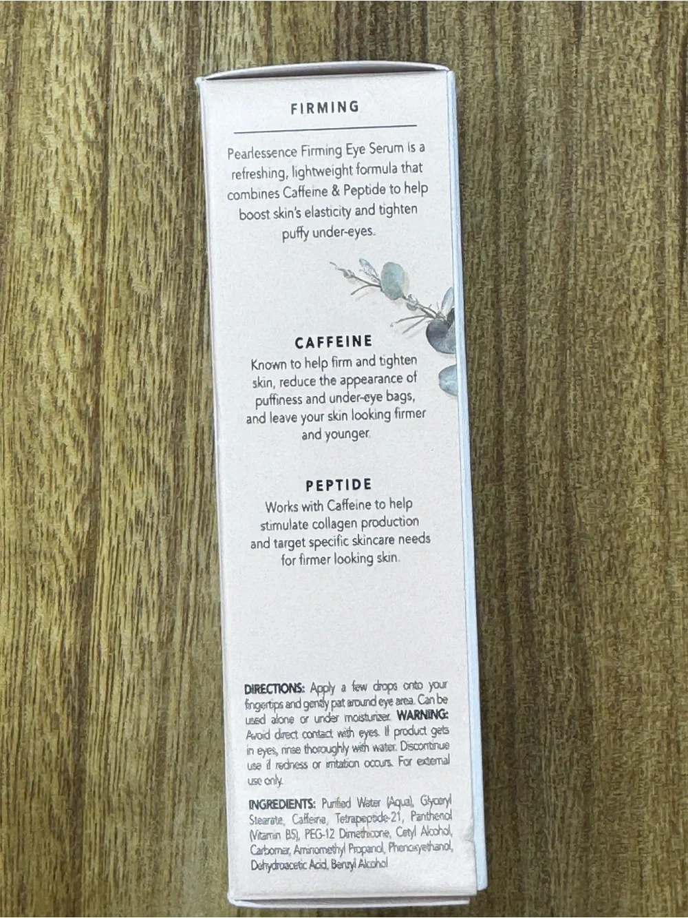 Pearlessence Firming Eye Serum with Caffeine and Peptides